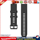 20mm Silicone Watch Band for Garmin Fenix 7S Sports Bracelet Strap (Black) Newly