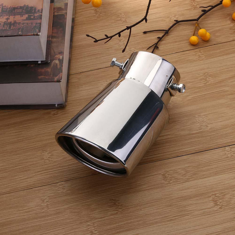 Stainless Steel Car Tail End Pipe Exhaust Muffler Tip for 1.5-2.2L Cars Newly