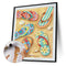 Beach Slippers Oil Paint By Numbers DIY Handpainted on Canvas Wall Art Pictur