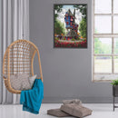 Full Cross Stitch Art Paint 14CT Counted Cabin Embroidery Wall Hanging Ornament