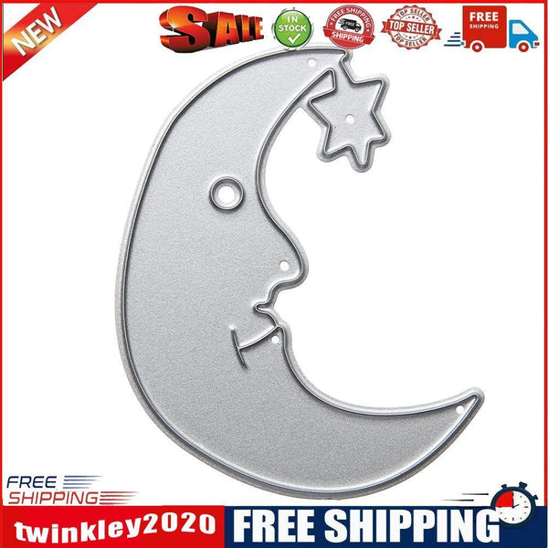 Moon DIY Metal Stencil Scrapbook Embroidery Cutting Die Craft Album Card