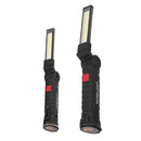 COB LED Flashlight Rechargeable Work Camping Torch Folding Night Light (L)