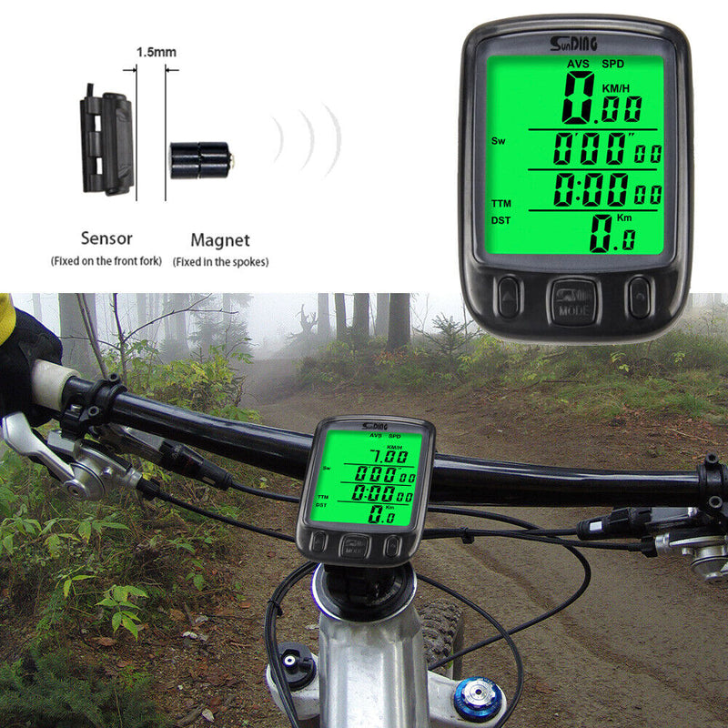 Waterproof Bicycle Computer Mileage Counter Speedometer Bicycle Equipment Accessories