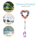 Crystal Diamond Angel Tears Catching Light Hanging Wind Chimes Decor (C)