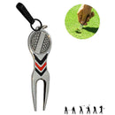 Golf Green Repair Tool Ball Marker Putting Fork Groove Cleaner M8U1 Pitch S7Q4