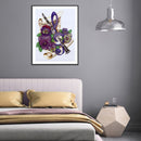 Musical Flowers Partial Special Shape Drill DIY Diamond Painting (YK202) Newly