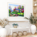 Hand Painted DIY Countryside View Oil Canvas Paint By Numbers Drawing Kit