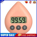 Water Drop Electronic Countdown Digital Timer Study Alarm Clock (Orange)