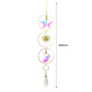 Metal Rainbow Collection Hanging Star Moon Crystal Prisms Home Decor (36) Newly