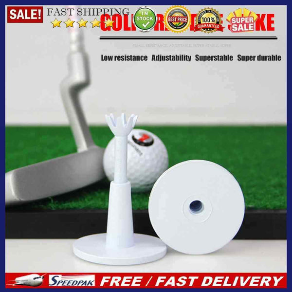 2x Adjustable Golf Tees Training Practice Golf Ball Holder Tee Golf Accessories