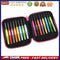 16pcs/set Soft Handle Colorful Aluminium Crochet Hooks Knitting Needles Kit