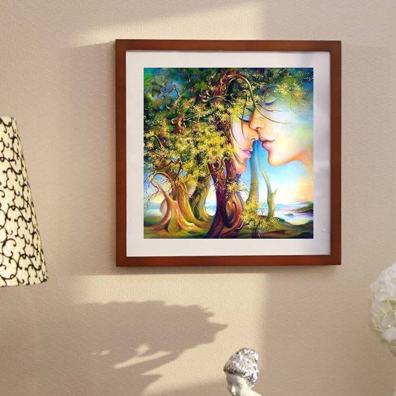 Lover Tree 5D Round Full Drill Diamond Painting Embroidery DIY Cross Stitch