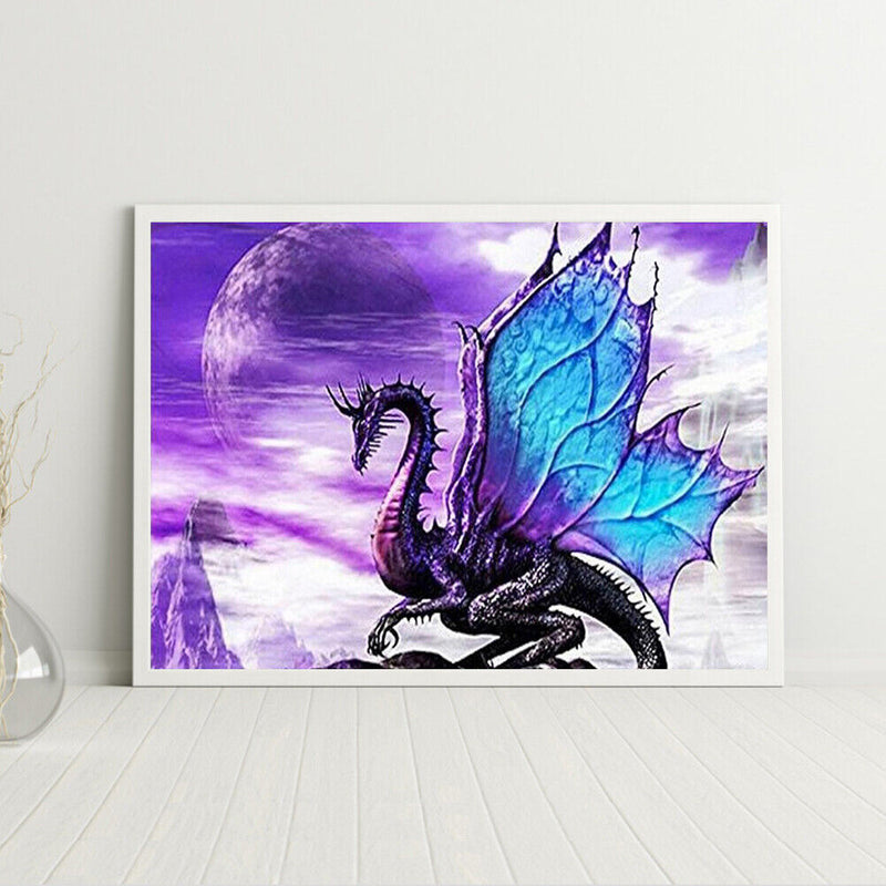 Dragon Frameless Picture Oil Paint By Numbers Hand Painted Picture for Home