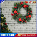 30cm Artificial Wreath Photography Props for Party Holiday Christmas Decora