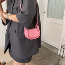Small Leather Women Designer Crossbody Handbag Solid Mini Lipstick Shoulder Bags