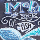 5D DIY Special-shaped Diamond Painting Cross Stitch Embroidery (H097 Fish)