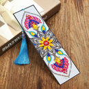 Diamond Painting Bookmark Leather Tassel Book Marks (Mandolin Flowers-S22) Newly
