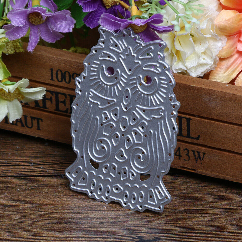 Owl Design Metal Cube Cutting Dies for DIY Scrapbooking Embossing Folders