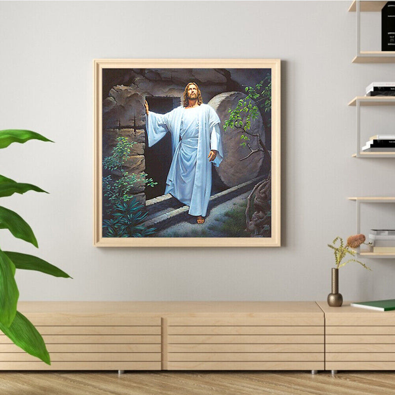 Oil Paint By Numbers Picture DIY Painting Jesus God Acrylic Paint Art Decor