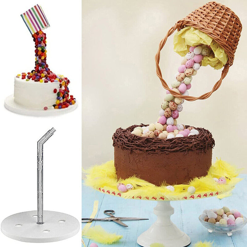Plastic Anti-gravity Cake Stand Pouring Kit Cake Support Rack DIY Decor