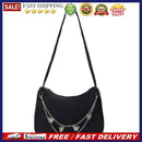 Women Retro Solid Color Nylon Shoulder Handbag Autumn Winter Zipper Designer Bag
