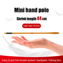 #A Telescopic Fishing Rod Short Section Portable Fishing Pole Tackle Accessories