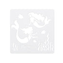 Home Decor Sea Animal Painting Hollow Template 6x6Inch Ocean Creatures Stencil