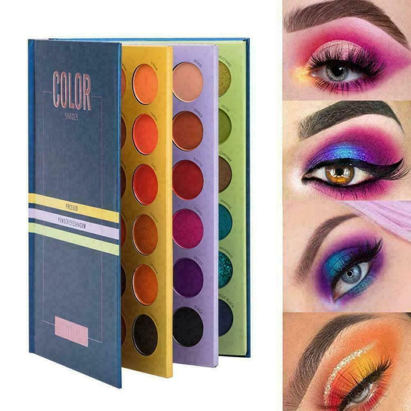 Beauty Glazed 72Color Three-layer Book-Style Matte G2J1 Eyeshadow Palette K0C3