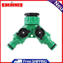 3/4 Garden Faucet Y-Type Distribution Water Pipe Joint Double Head Small Nozzle