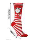 Novelty Cotton Knit Santa Stockings Man Woman Lady Santa Claus Christmas Socks