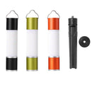 Camping LED Telescopic Flashlight with Tripod Nuts Rechargeable Torch (D)