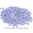 100x Star Retro Sealing Wax Bead Fire Painting Grain for Stamp (Purple)