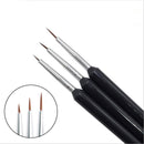 DIY Tool Blue/Purple Painting Pen UV Gel Liner Nail Art Brush Drawing