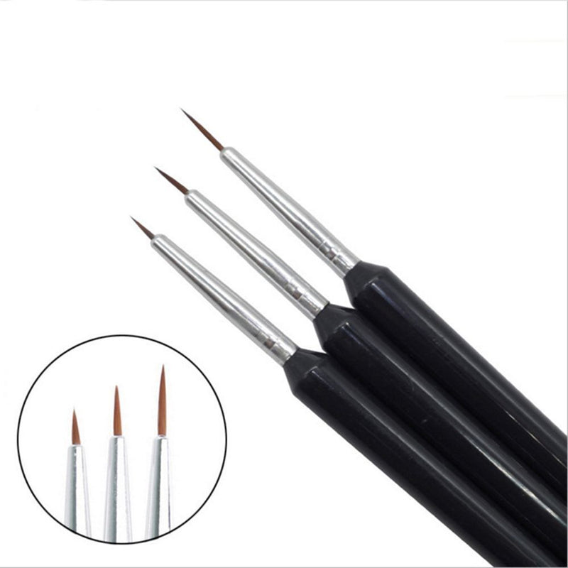 DIY Tool Blue/Purple Painting Pen UV Gel Liner Nail Art Brush Drawing