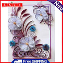 5D Paper Flower Series Round Diamond Diamond Painting