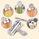 5 Mode Manual Stainless Steel Noodle Maker Press Pasta Cutter Kitchen Tool Newly