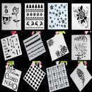 Baking Accessories Cake Cookie Mold Fondant Stencil Spraying Die Embossing