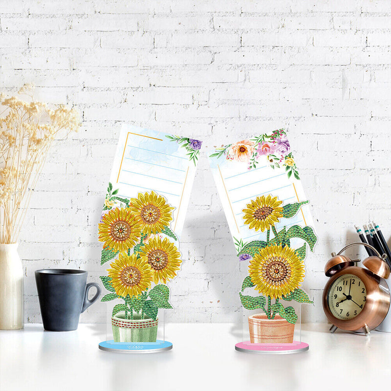 2pcs Diamond Painting Note Holder Gift Card Table Stand Clip Desktop Memo Clamp