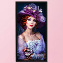 11CT 3 Beach Printed Full Embroidery Lady Needlework DIY Cross Stitch Kits