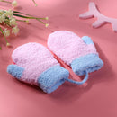 1 Pair Thicken Warm Baby Fleece Gloves Winter Kids Full Finger Mittens