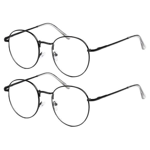 Vision Care Oversized Spectacles Optical Glasses Eyeglasses Frame Round Glasses