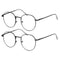 Vision Care Oversized Spectacles Optical Glasses Eyeglasses Frame Round Glasses