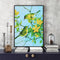DIY Digital Oil Painting By Numbers Birds on Branch Canvas Acrylic Picture
