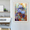 Iris Oil Paint By Numbers Kit DIY Acrylic Painting for Adults Home Decoration