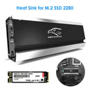 M.2 2280 SSD Heat Sink Cooler Thermal Pad Solid State Hard Disk Radiator Newly