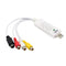 Converter Easycap Audio Video Adapter USB VHS to DVD Video Capture Win7/8 Newly