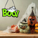 Halloween Ghost Letter Pattern Nonwoven Pendant Gate Wall Hangings Party Decor