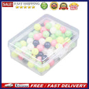 100pcs/Box Plastic Fishing Beads Stopper Luminous Night Fishing Floats Ball