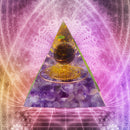 Energy Generator Orgone Pyramid Crystal Jewelry Yoga Meditation Stone (A) Newly