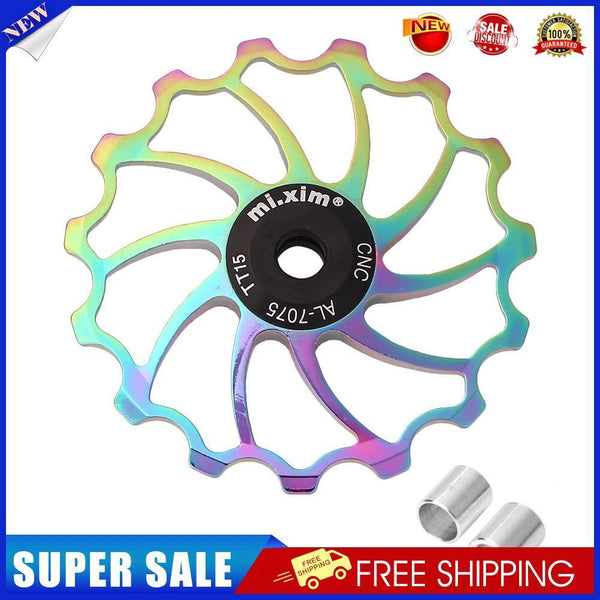 Mi Xim Mountain Bike Rear Derailleur Bearing Pulley Guide Wheel (Multi 15T)